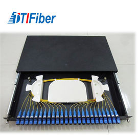 SC ядра пульта временных соединительных кабелей FTTH 24 коробки прекращения оптического волокна держателя шкафа соединяя