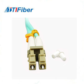 Тип кабель LC OM3 заплаты волокна дуплекса 2.0mm гибкого провода оптического волокна