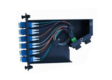 пульт временных соединительных кабелей дуплекса 3U MPO SC разъемов 12pcs LC для MPO Casstte