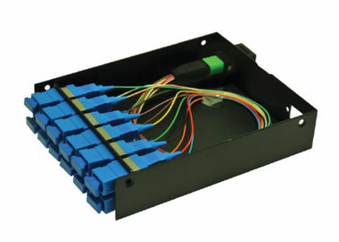 Пылезащитный пульт временных соединительных кабелей держателя шкафа 3U с переходниками симплекса SC 12pcs