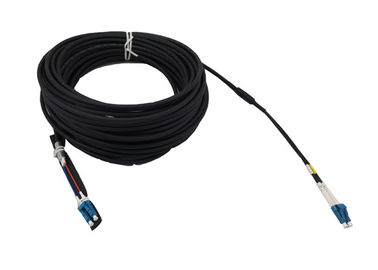 Гибкий провод волокна Amoured коммуникационных сетей напольный оптический с кабелем GYXTW
