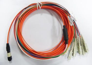 ПК передачи данных, гибкий провод оптического волокна UPC MPO симплексный с разъемом SC