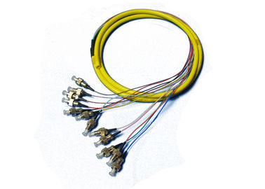 Отрезок провода волокна SC 12core UPC APC FC с полировать кабель SM MM