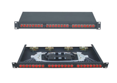 коробка Slidable оптического волокна 24port FC терминальная, пульт временных соединительных кабелей волокна для переходники SC