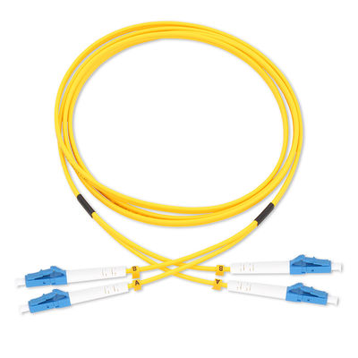 Шнур кабеля заплаты оптического волокна крытого на открытом воздухе FTTH Lc-Sc Sm Os2 9/125um падения дуплекса мультимодный двухшпиндельный