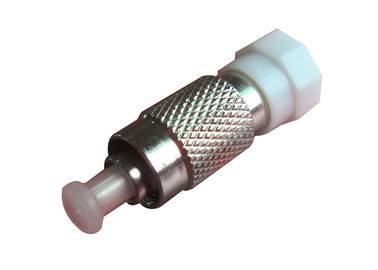 Однорежимный амортизатор оптического волокна FC UPC с снабжением жилищем металла, белой крышкой