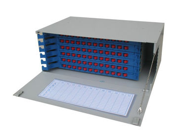 коробка распределения оптического волокна 72core 4U ODF с отрезки провода и переходники волокна FC/UPC