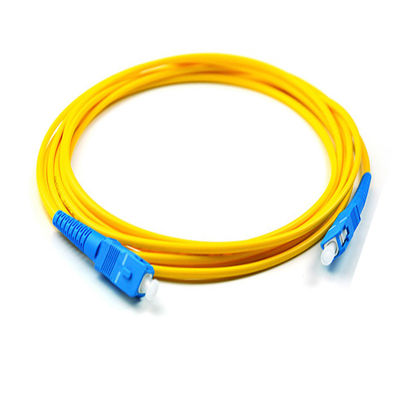 Sc оптовой продажи к оптическому волокну прыгуна кабеля оптического волокна Sc привязывает стекловолокна Ftth гибкого провода