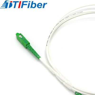 SC/APC-SC/APC Patchcord SM SX 3.0mm оптического волокна G657A2 LSZH белый