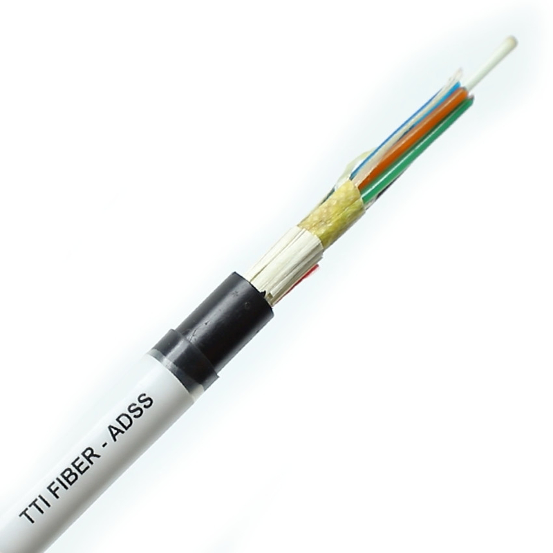 FTTH FTTX Внешний ADSS с одной оболочкой с двойной оболочкой 8F 12F 24F 48F Волоконно-оптический кабель