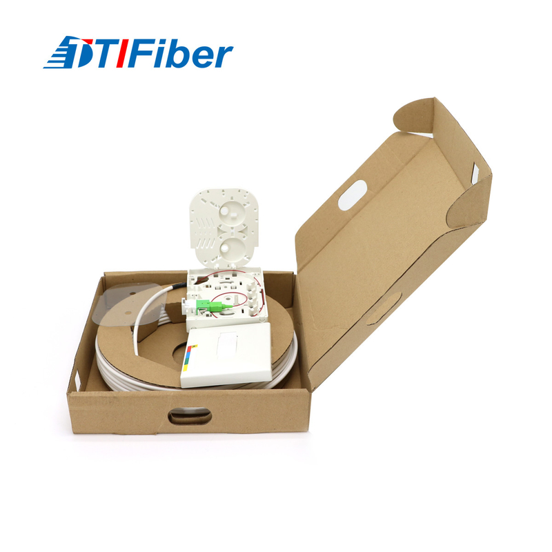 Крытое на открытом воздухе оптическое волокно Patchcord одиночного режима FTTH с коробкой OTO терминальной